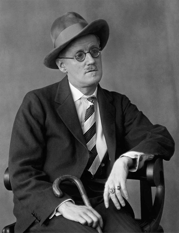 Portrait of James Joyce by Berenice Abbott, Paris, 1928