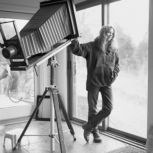 Sally Mann in her studio by Molly Roberts