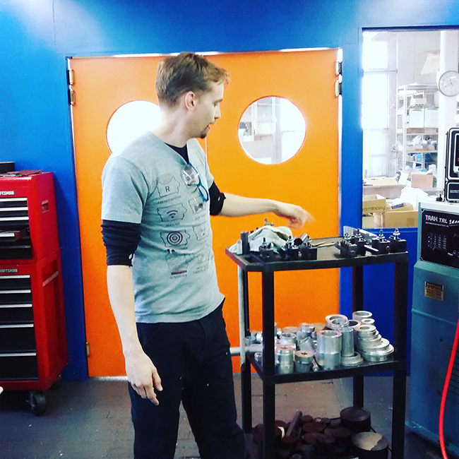 Adam explains some of the tools and operations of the PROTO TRAK TRL 1440P Lathe.