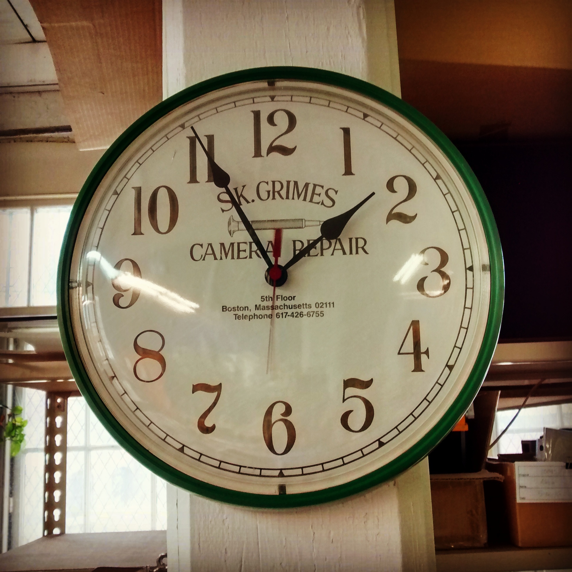 The Clock, S.K. Grimes Camera Repair