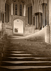 Cathedral Steps, Platinum Print by Frederick Evans