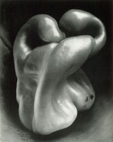 Pepper, Edward Weston, 1930 - 'Clouds, torsos, shells, peppers, trees, rock, smokestacks are but interdependent, interrelated parts of a whole, which is life. Life rhythms felt in no matter what, become symbols of the whole.' Edward Weston, April 24, 1930 Pepper, Edward Weston, 1930