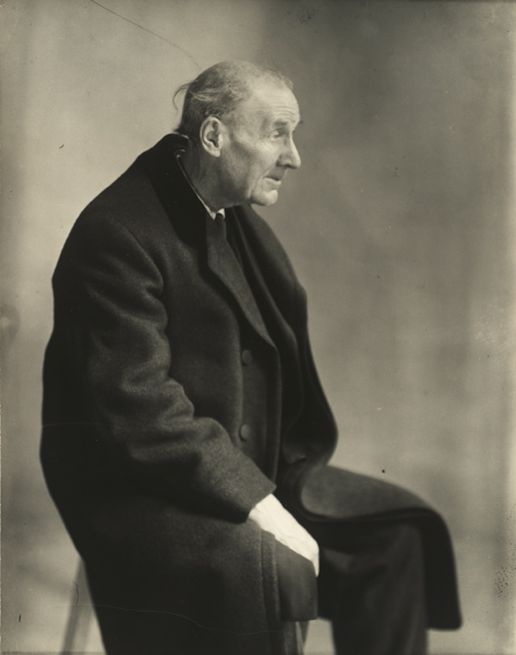 Portrait of French photographer, Eugene Atget, by Berenice Abbott