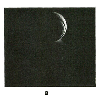 B. The remaining portion of the subject is outlined with a second light placed to the right, behind, and at about subject height. B. The remaining portion of the subject is outlined with a second light placed to the right, behind, and at about subject height.