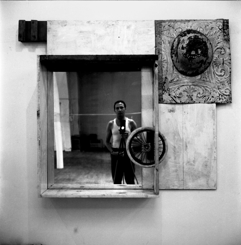 Robert Rauschenberg self-portrait