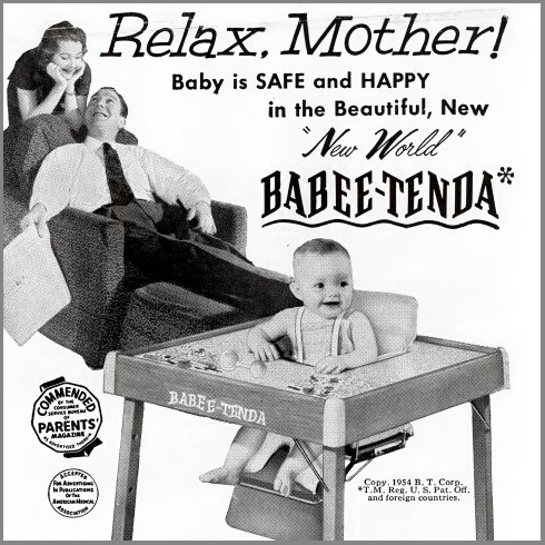 1954 BabeeTenda advertisement