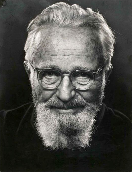 Edward Steichen, circa 1960, by Philippe Halsman