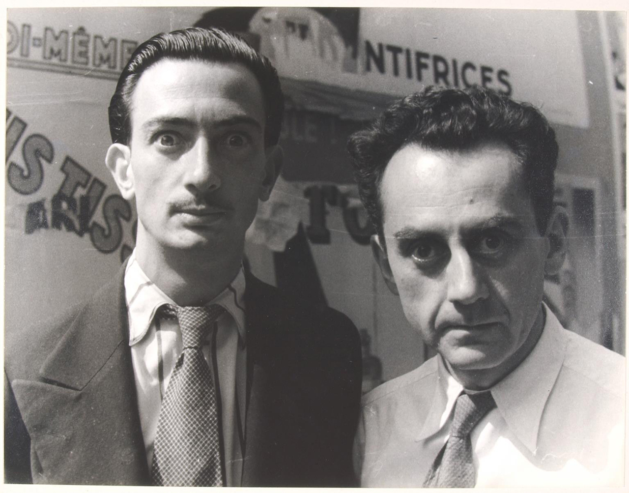 Fellow surrealist Salvador Dali & Man Ray
