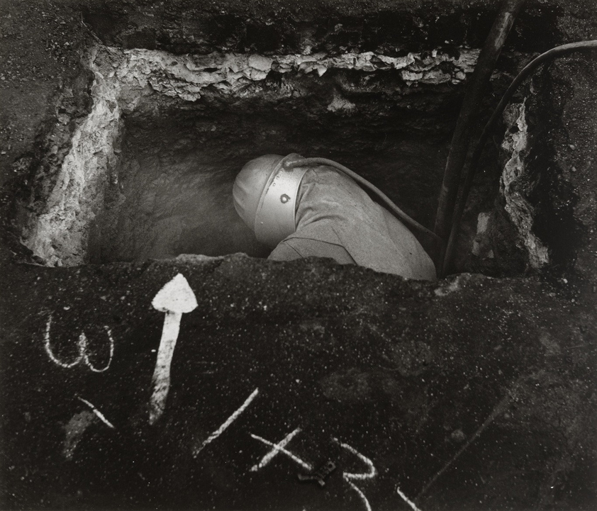 Sandblaster, 1949, Minor White