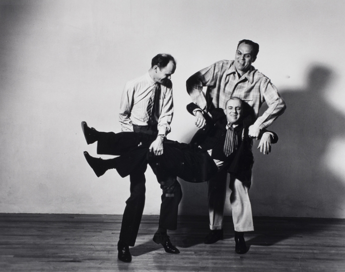 Barbara Morgan: Beaumont Newhall, Ansel Adams, and Willard Morgan in Barbara’s Studio