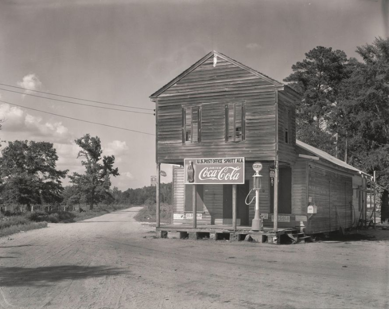 Walker Evans, Post Office, Sprott, Alabama, 1936